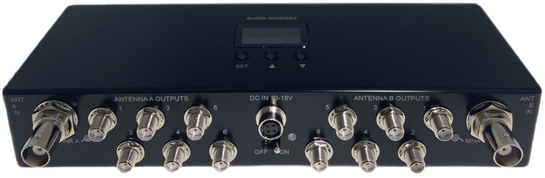 DIGITALLY TUNED MULTI-BAND - DADM226-MK2-MB 6-WAY Diversity Antenna Distribution System [IN STOCK]