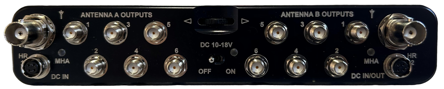 DIGITALLY TUNED NARROW and WIDE-BAND DADM226-DT-MK2-P - 6-WAY  Diversity Antenna Distribution Module [IN STOCK]