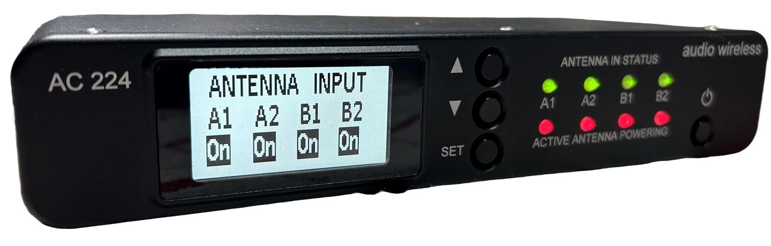 AC224 - 2-ZONE Diversity Antenna Combiner and Distribution System