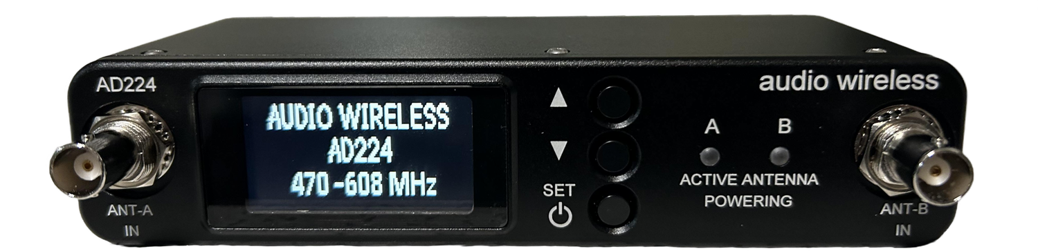 AD224 - 4-WAY Diversity Antenna Distribution System  - Custom Tuned in bands (IN STOCK)