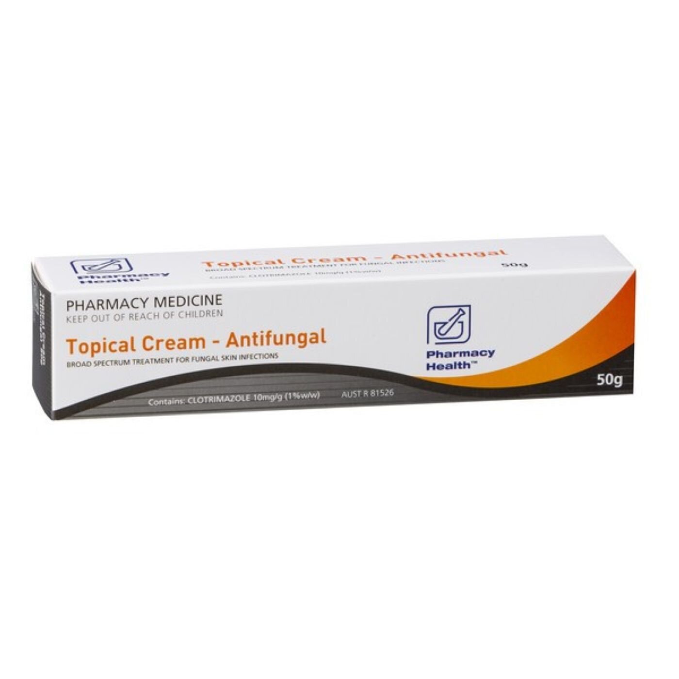PHARMACY HEALTH TOPICAL CREAM 1 50G ANTIFUNGAL Personal Care Foot
