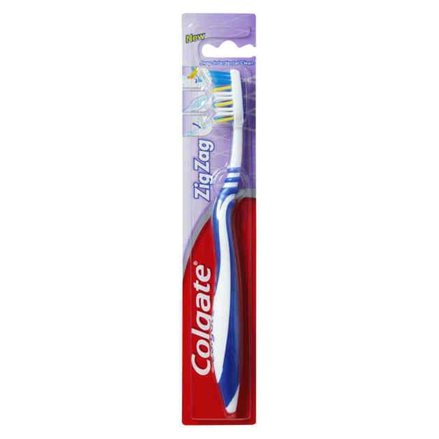 COLGATE TOOTHBRUSH ZIGZAG FLEXI SOFT DEEP INTERDENTAL CLEAN ADULT TB ...