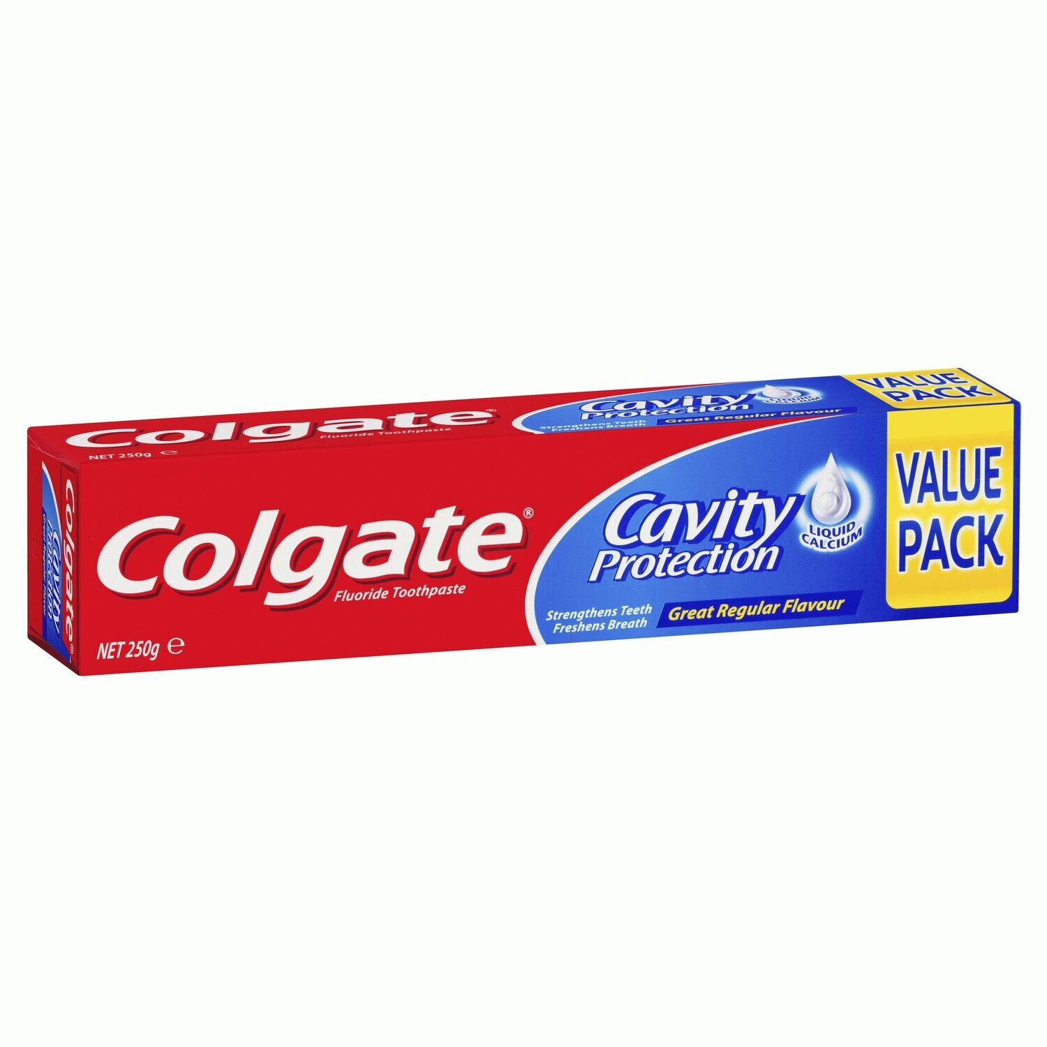 COLGATE TOOTHPASTE REGULAR 250G CAVITY PROTECTION FLUORIDE GREAT