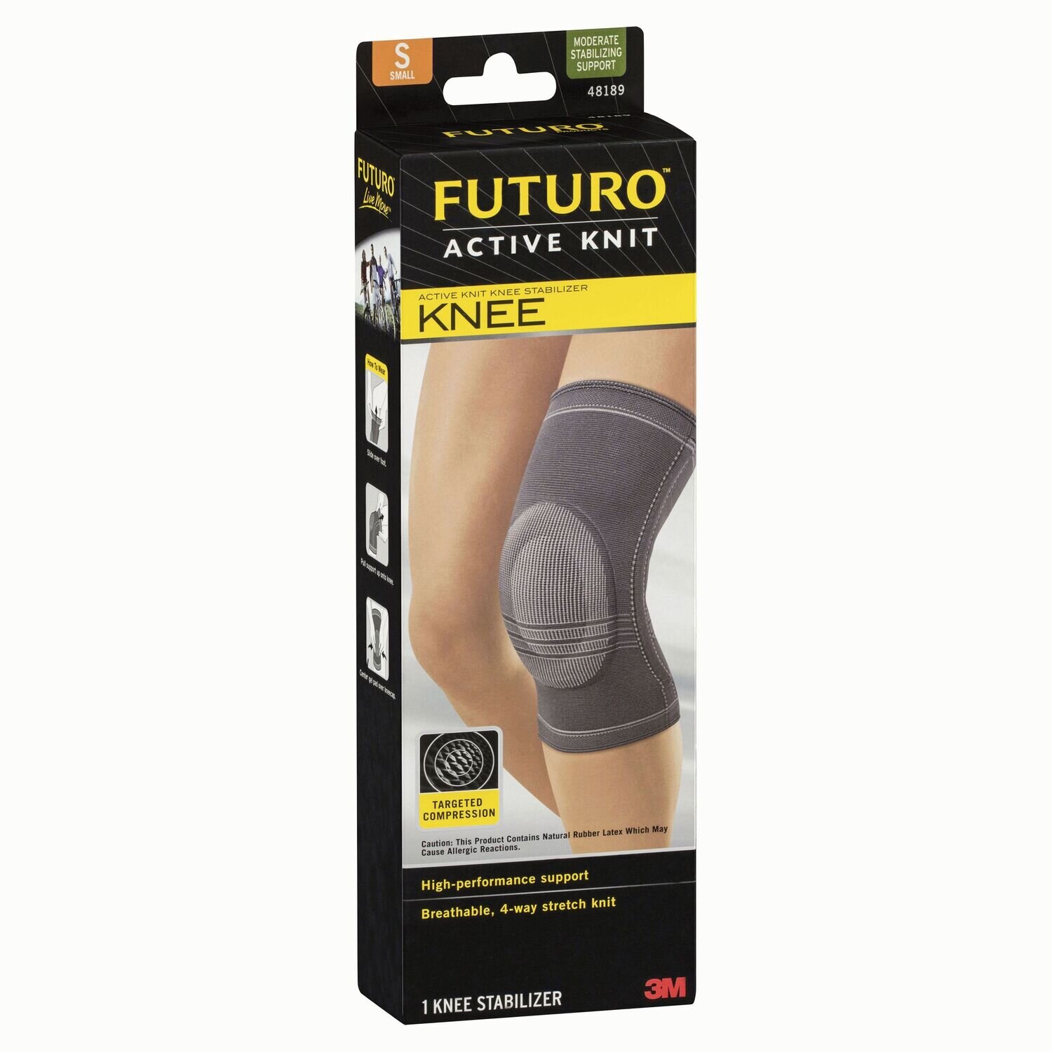 FUTURO ACTIVE KNIT KNEE STABILISER SMALL SPORT STAB ULTRA PERFORMANCE