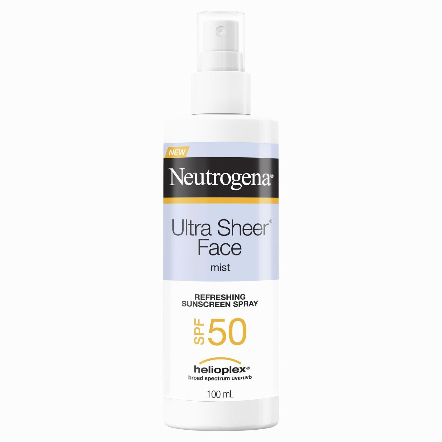 NEUTROGENA SUN ULT SHR MIST FACE SPF50 100ML ULTRA SHEER SUNSCREEN SPF