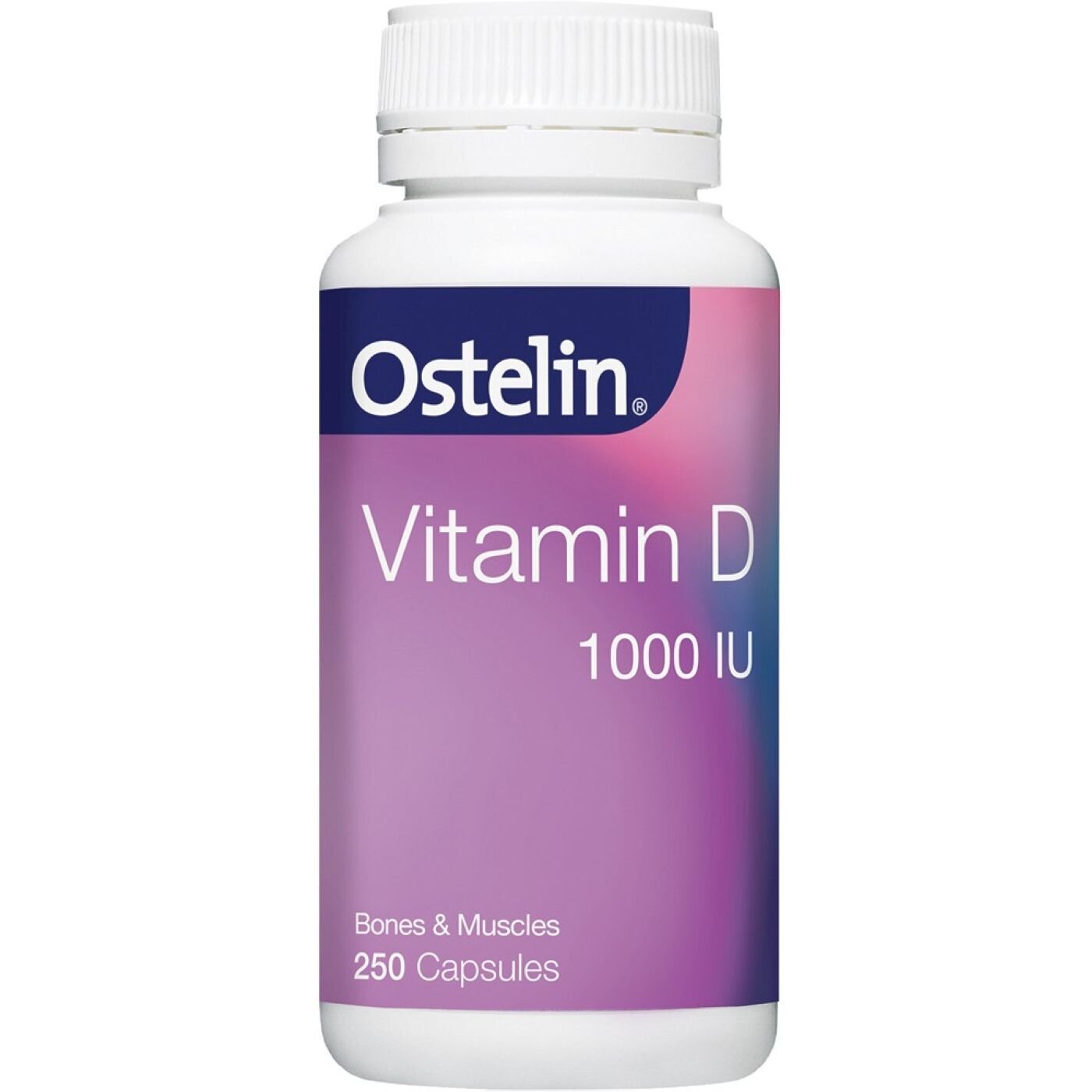 OSTELIN VIT D CAP 250 VITAMIN 1000IU CAPSULES 250MG D3 GEL CAPS