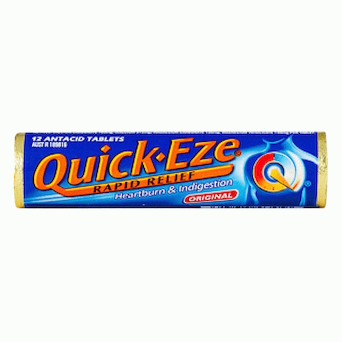 QUICK EZE STANDARD TAB 12 QUICKEZE ANTACID X (1 PACK) REGULAR 25G