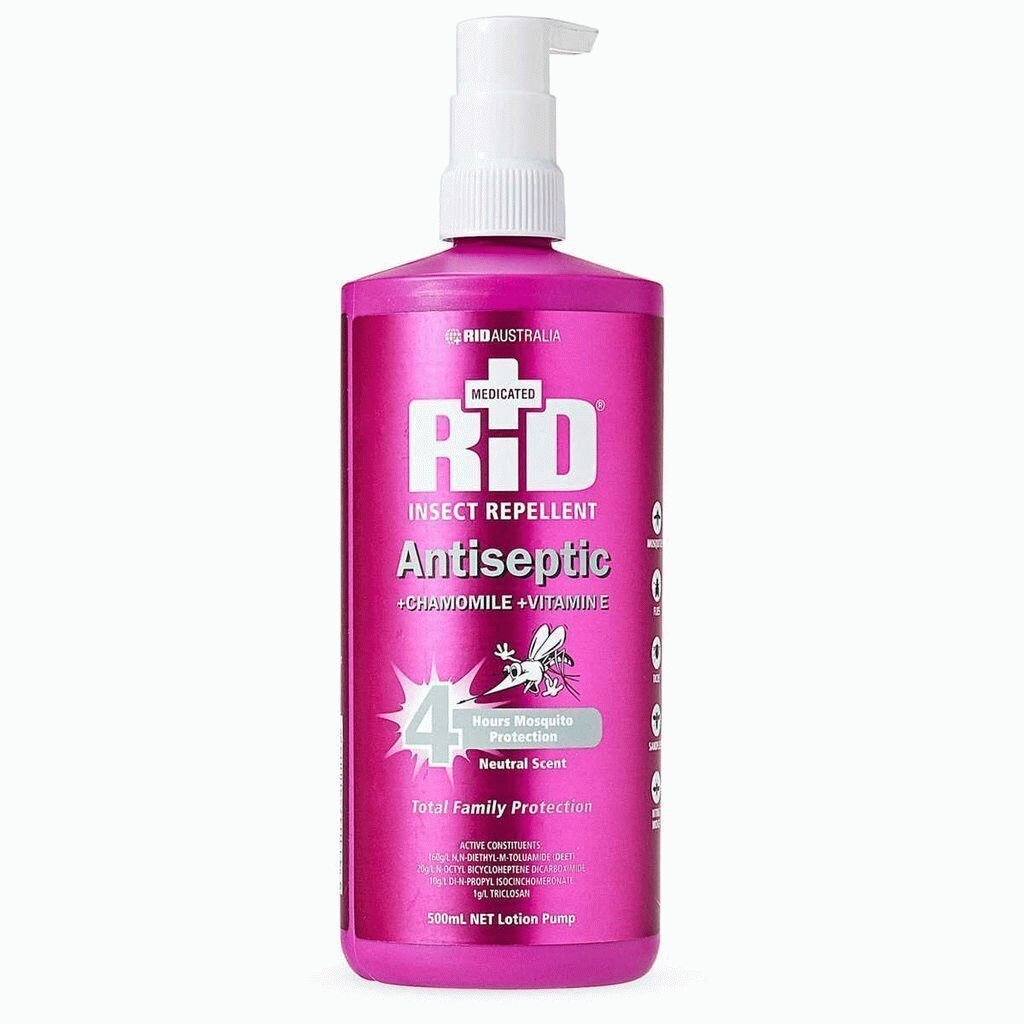 RID AUSTRALIA INSECT REPELLENT ANTISEPTIC 500ML Travel Medicine
