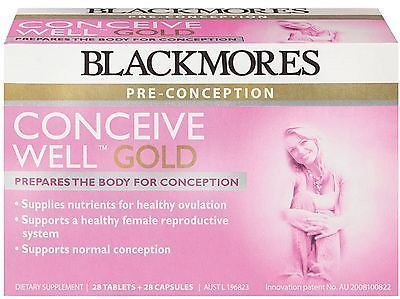 BLACKMORES CONCEIVE WELL GOLD 56 DOSING UNITS (28 TABLETS + 28 CAPSULES)