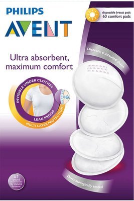 PHILIPS AVENT� AVENT BREAST PAD DISPOSABLE 60 DAY PACK WHITE