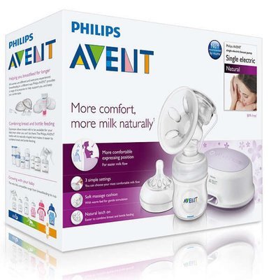 PHILIPS AVENT� AVENT ELECTRIC BREAST PUMP COMFORT MADE IN ENGLAND BPA FREE