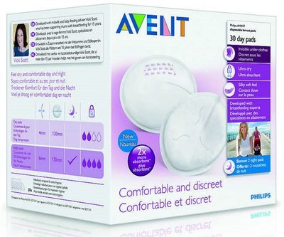 PHILIPS AVENT� BREASTCARE BREAST PAD 30 DAY DISPOSABLE