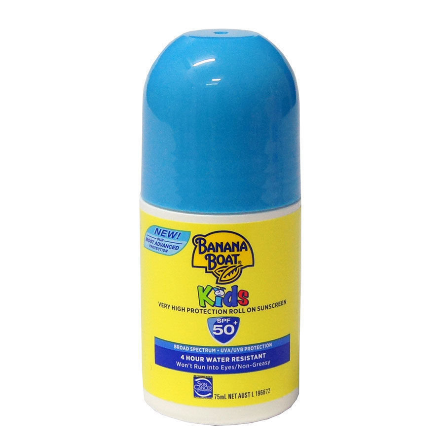 BANANA BOAT KIDS SPF 50+ ROLL ON SUNSCREEN 75ML