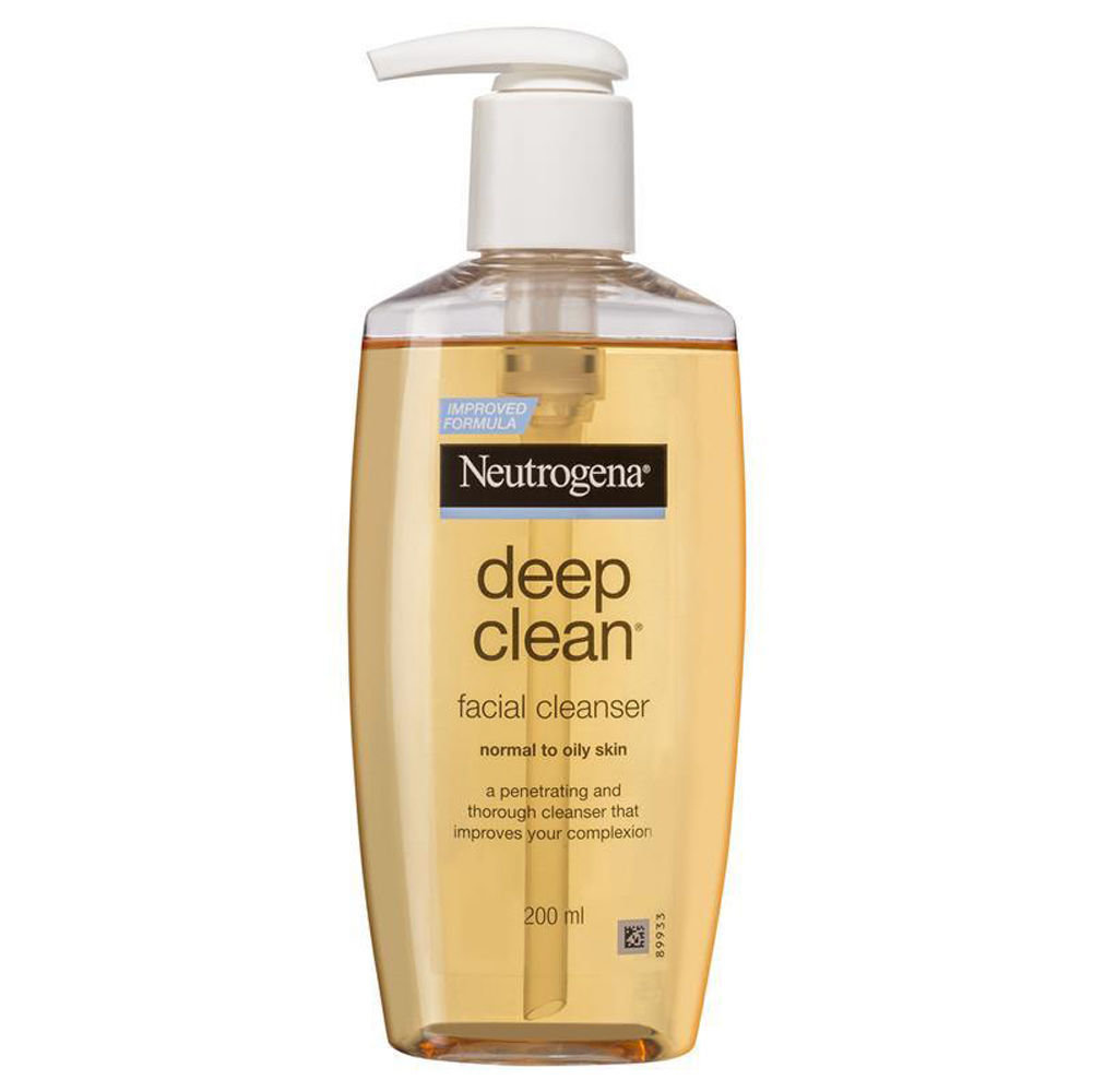 NEUTROGENA DEEP CLEAN FACIAL CLEANSER NORMAL TO OILY SKIN 200ML