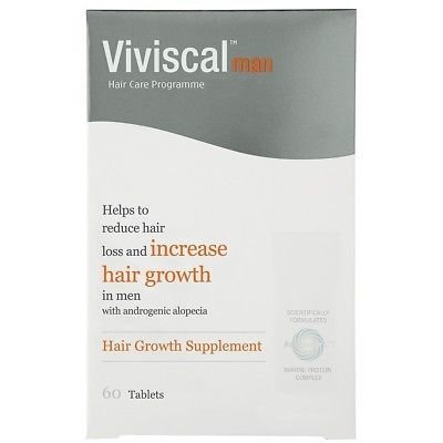 VIVISCAL MAN SUPPLEMENTS REDUCE HAIR LOSS AND INCREASE HAIR GROWTH - 60 TABLETS