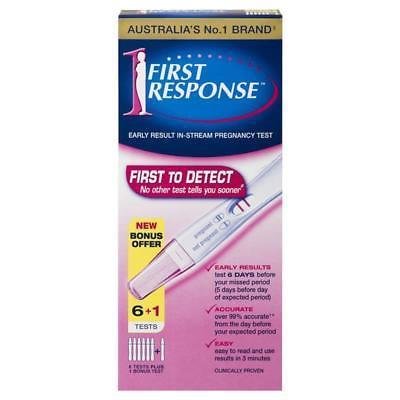 FIRST RESPONSE EARLY RESULT IN-STREAM PREGNANCY TEST - 6+1 TESTS