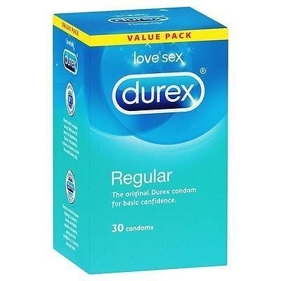 DUREX LOVE SEX REGULAR 30 CONDOMS