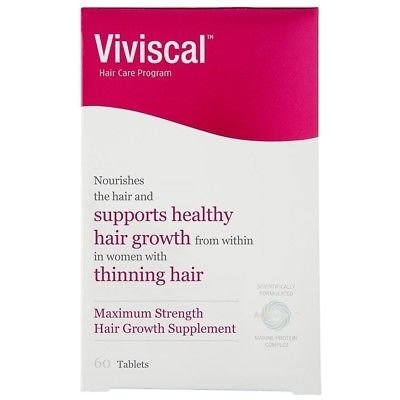 VIVISCAL MAXIMUM STRENGTH SUPPLEMENTS SUPPORTS HEALTHY HAIR GROWTH - 60 TABLETS