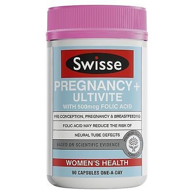 SWISSE PREGNANCY + ULTIVITE 90 CAPSULES