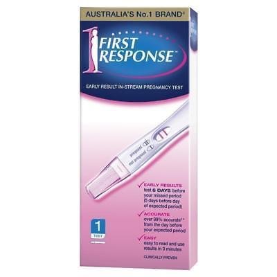 FIRST RESPONSE INSTREAM PREGNANCY TEST - 1 TEST