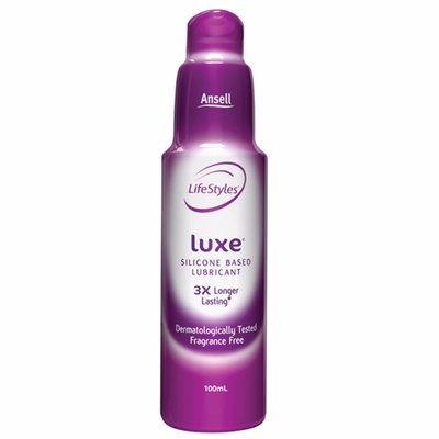 ANSELL FRAGNRANCE FREE LIFESTYLES LUXE NON-STICKY SILICON LUBRICANT 100M