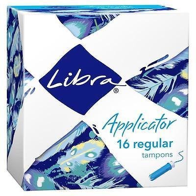 LIBRA APPLICATOR ORIGINAL REGULAR TAMPONS 16S