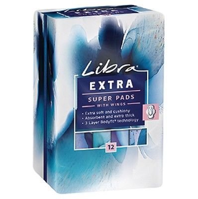 LIBRA EXTRA SUPER PADS WITH WINGS