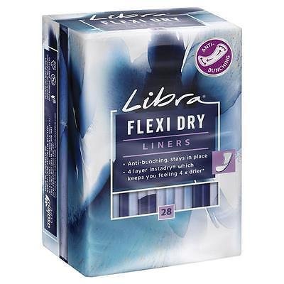LIBRA FLEXI DRY LINERS 28S SUPER ABSORBENT CORE THIN AND FLEXIBLE