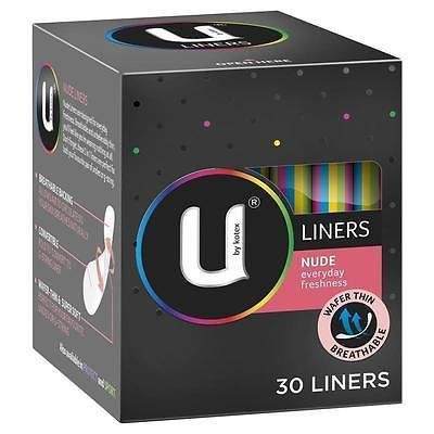 U BY KOTEX LINERS NUDE EVERYDAY FRESHNESS30 LINERS