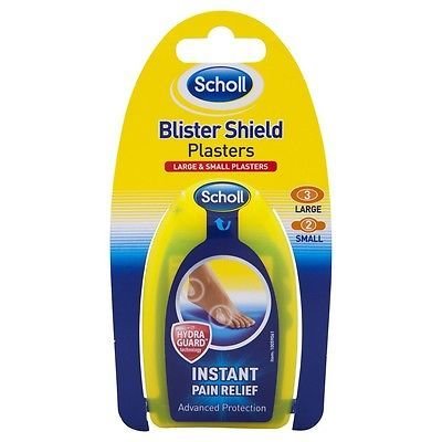 SCHOLL BLISTER SHIELD LARGE & SMALL PLASTERS