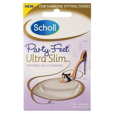 SCHOLL PARTY FEET ULTRA SLIM INVISIBLE GEL CUSHIONS