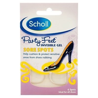 SCHOLL PARTY FEET INVISIBLE GEL SORE SPOTS