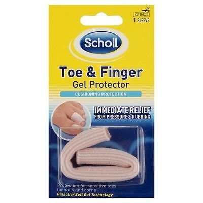 SCHOLL TOE & FINGER GEL PROTECTOR- 1 SLEEVE