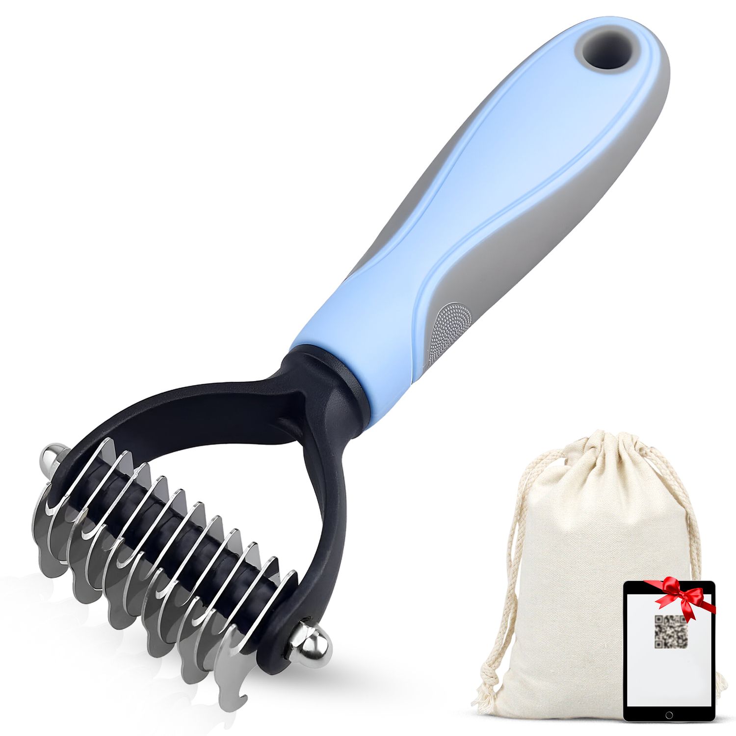 Cepillo para Perros y Gatos de Pelo Corto y Largo SALVAYRO®