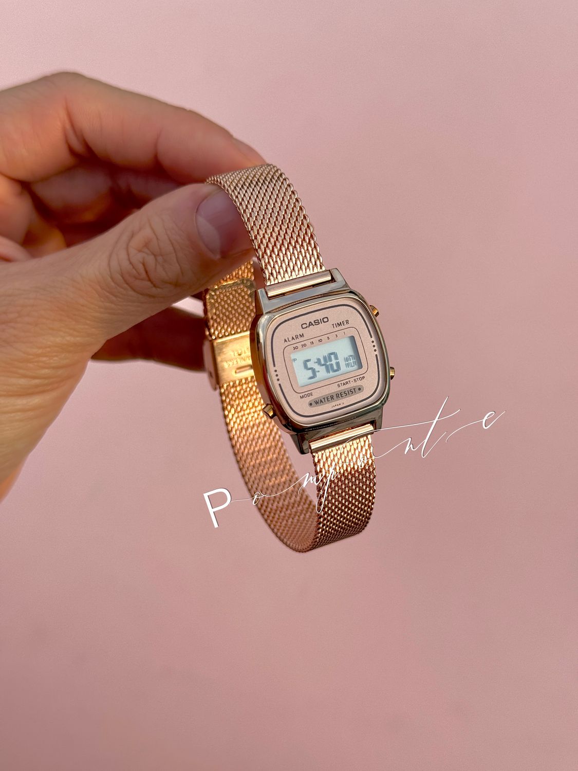 Casio rose gold mini