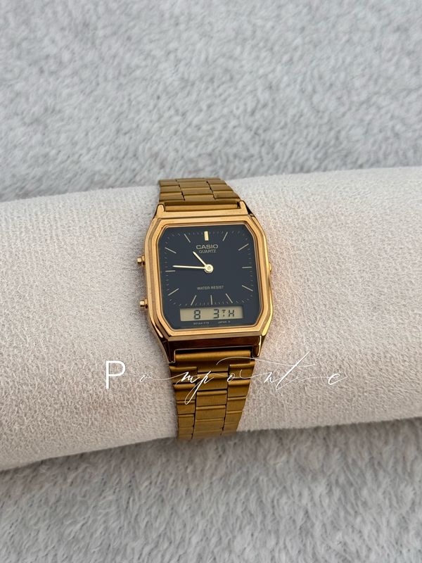 Casio old money dorado con negro
