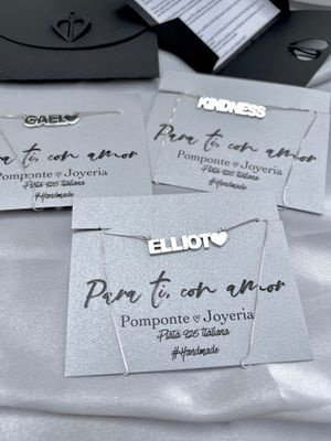 Cadenas de plata 925 italiana personalizadas