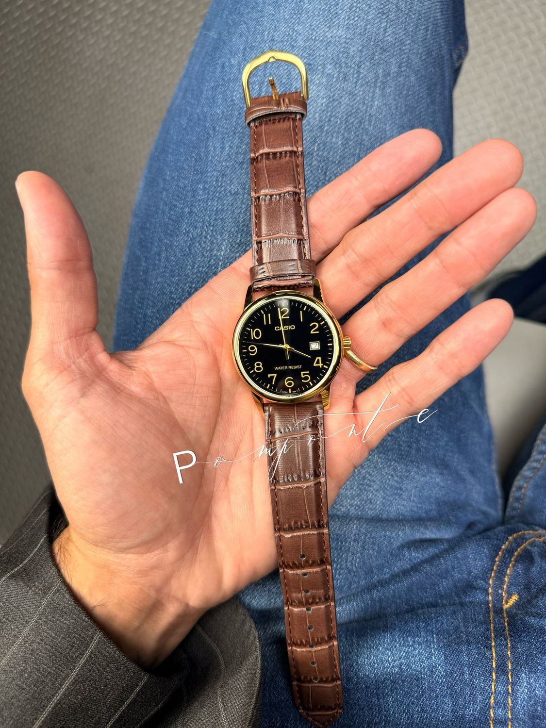 Casio cuero MTPV002GL