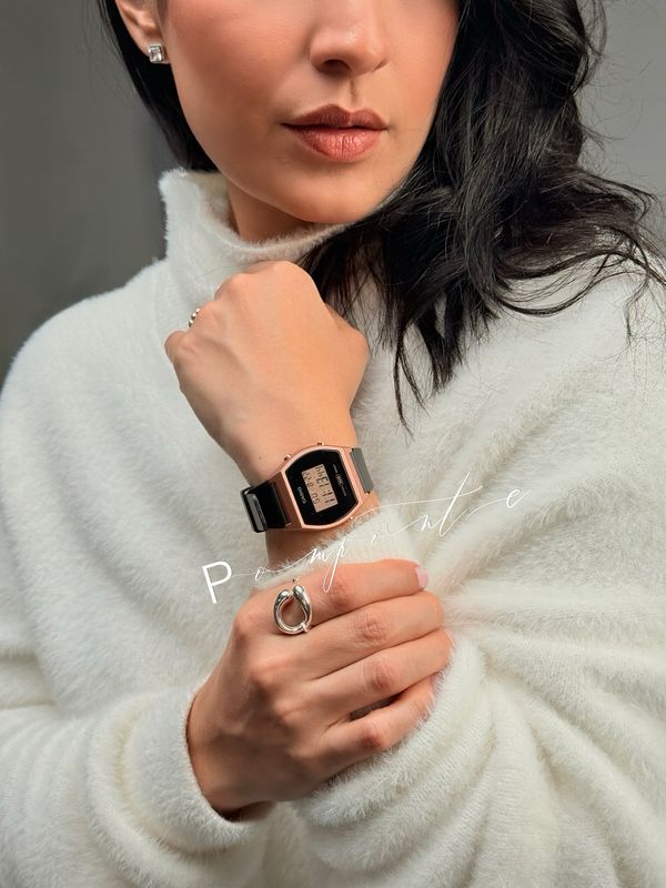 Casio Lw204 black rose