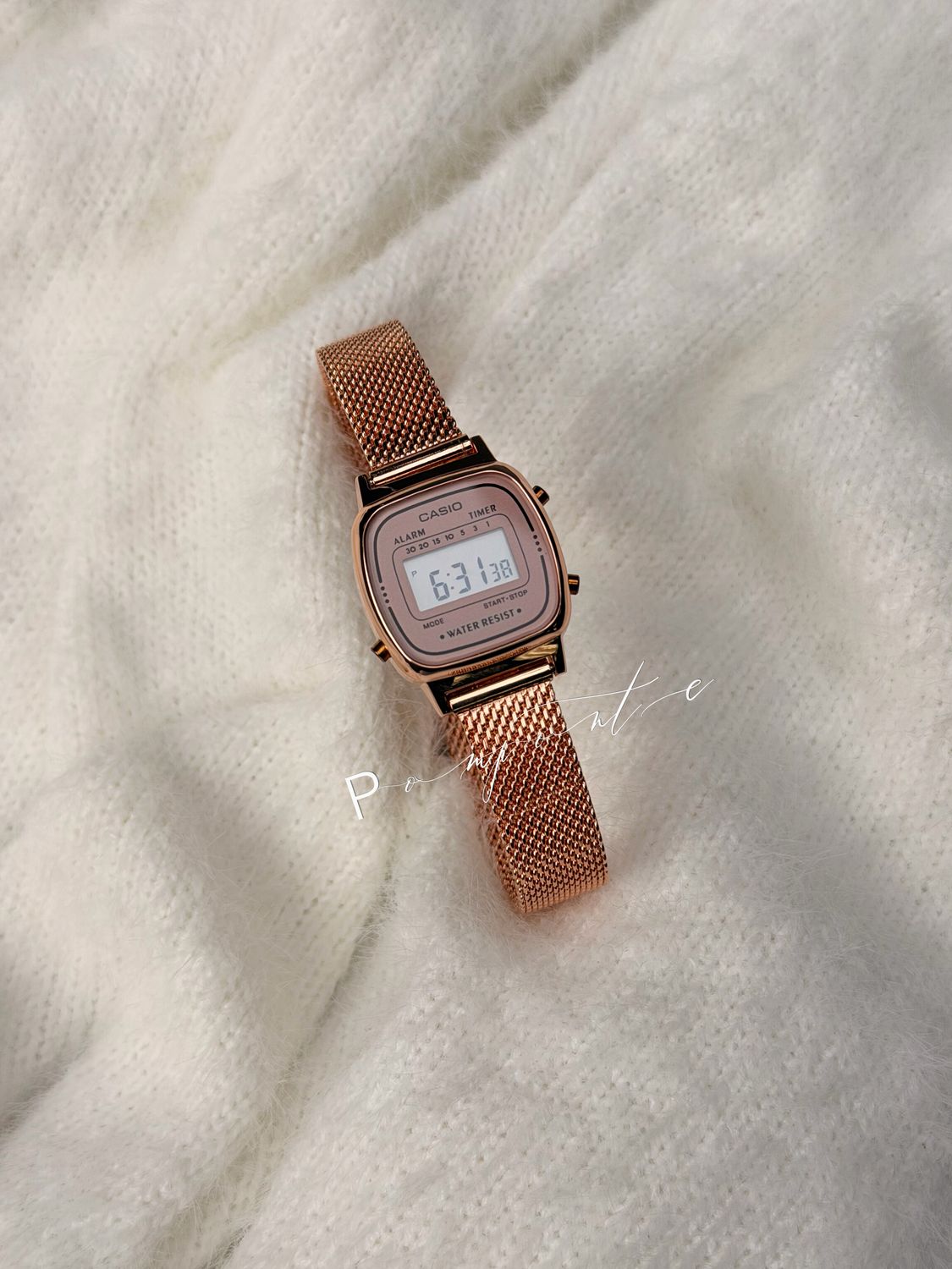 Casio rose gold mini
