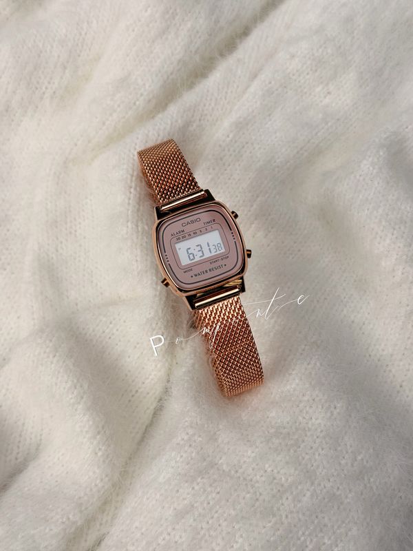 Casio rose gold mini