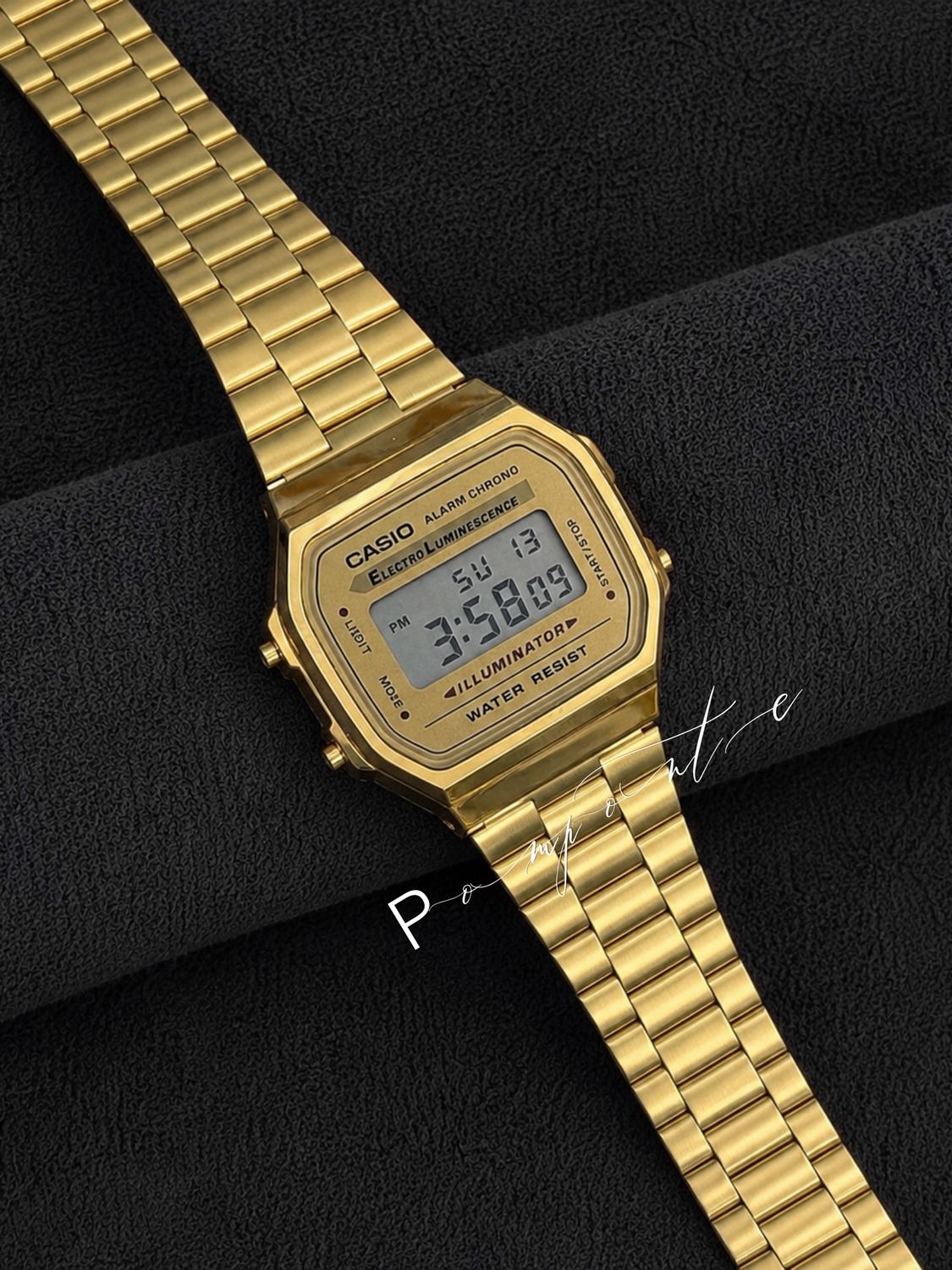 Casio retro gold