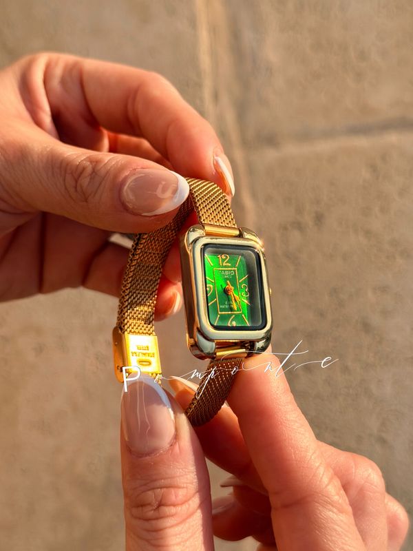 Casio luxury mini verde esmeralda