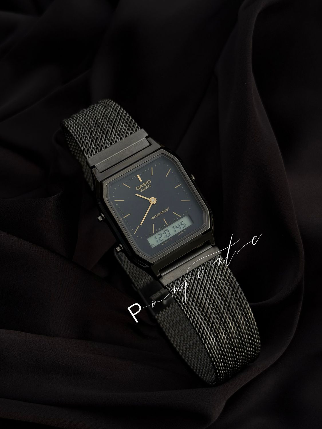 Casio old money milano negro