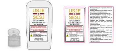 USJE - Hand Sanitizer / SESJ - Désinfectant pour les mains