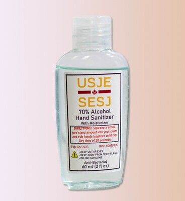 USJE - Hand Sanitizer / SESJ - Désinfectant pour les mains