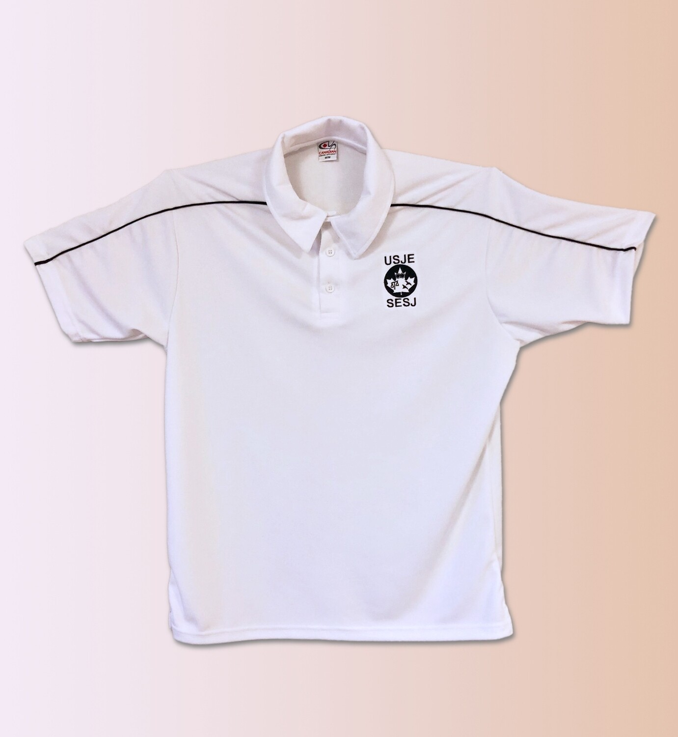 USJE Performance Piqué Polo Shirt (White) (Ladies) / Polo performance en piqué du SESJ (Blanc) (Femme)