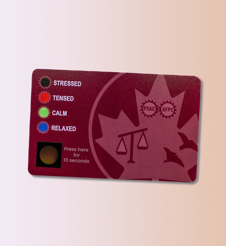 Plastic Stress Indicator Card / Carte d&#39;indicateur de contrainte en plastique