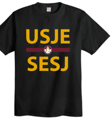 Black USJE T-Shirt (Unisex) / T-shirt noir du SESJ (Unisexe)