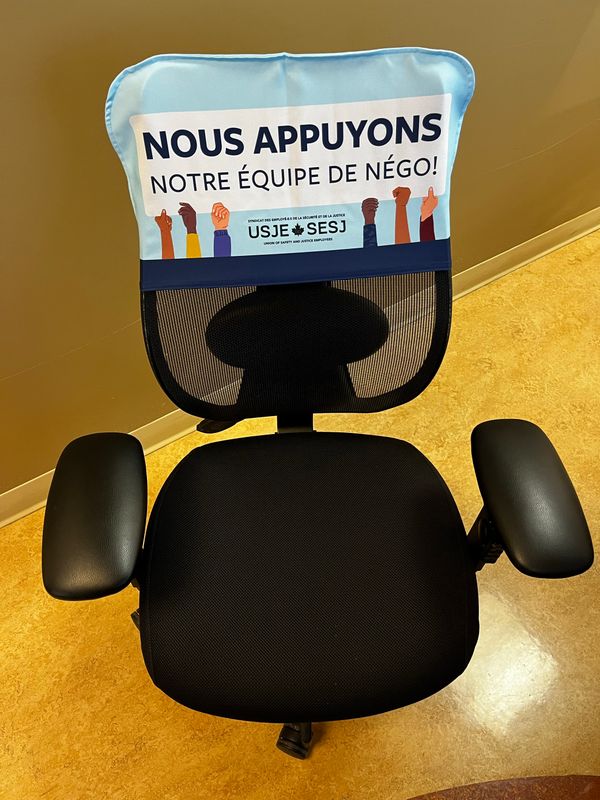 USJE Chair Cover (Bargaining) / Housse de chaise SESJ (Négo)